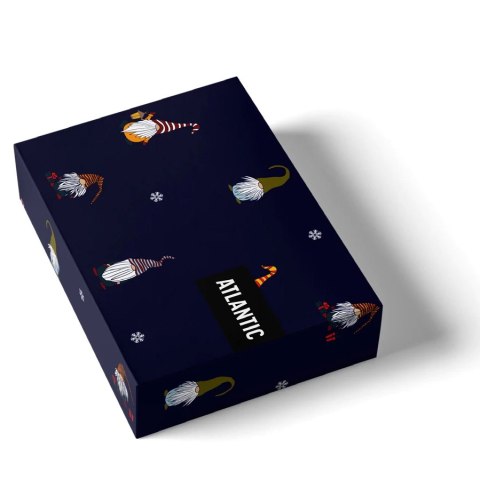Bokserki męskie bawełniane 2-PAK PREZENT szorty ATLANTIC 2GMH-019 - M