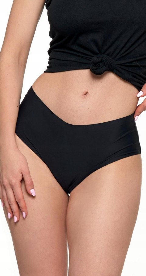 Figi damskie 3 PARY laserowo cięte majtki gładkie MAXI BIKINI MORAJ - L