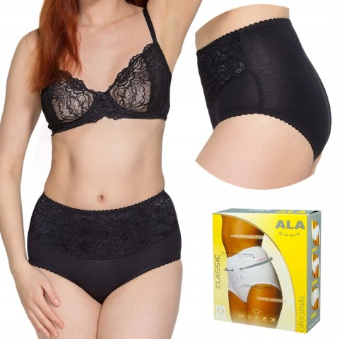 Figi damskie WYSZCZUPLAJĄCE majtki z wysokim stanem MITEX ALA - 4XL