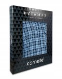 KOSZULA NOCNA MĘSKA Cornette + SZLAFMYCA - M