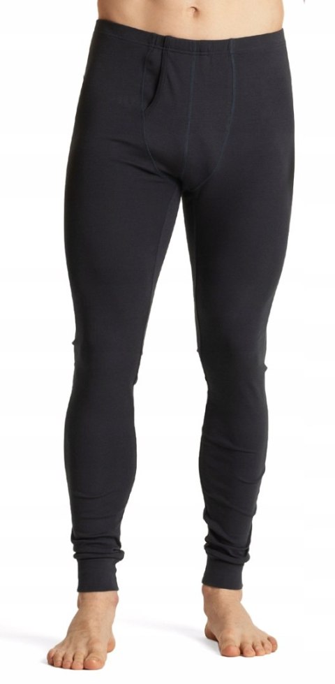 Kalesony męskie bawełniane ciepłe ATLANTIC 011 grafitowe - XXL