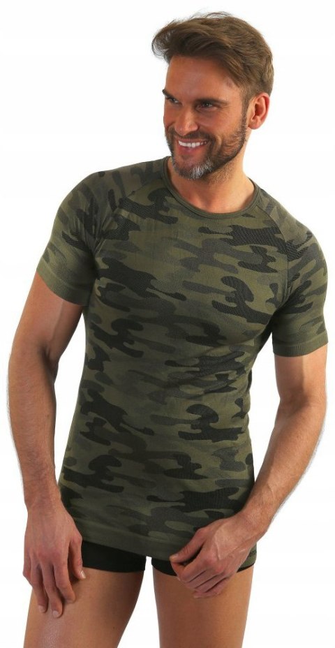 Koszulka męska TERMOAKTYWNA T-SHIRT militarny trekkingowy SESTO SENSO - XL Koszulka męska TERMOAKTYWNA T-SHIRT militarny trekkingowy SESTO SENSO - XL