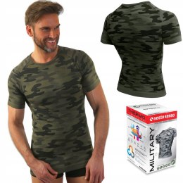 Koszulka męska TERMOAKTYWNA T-SHIRT militarny trekkingowy SESTO SENSO - S