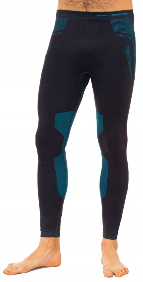 Spodnie męskie TERMOAKTYWNE długie sportowe szybkoschnące BRUBECK DRY - XXL