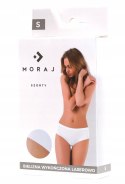 Szorty damskie LASEROWO cięte majtki gładkie MORAJ - XL