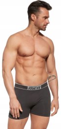 Bokserki męskie bawełniane GATTA COTTON BOXER titanium - XL