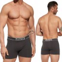 Bokserki męskie bawełniane GATTA COTTON BOXER titanium - L