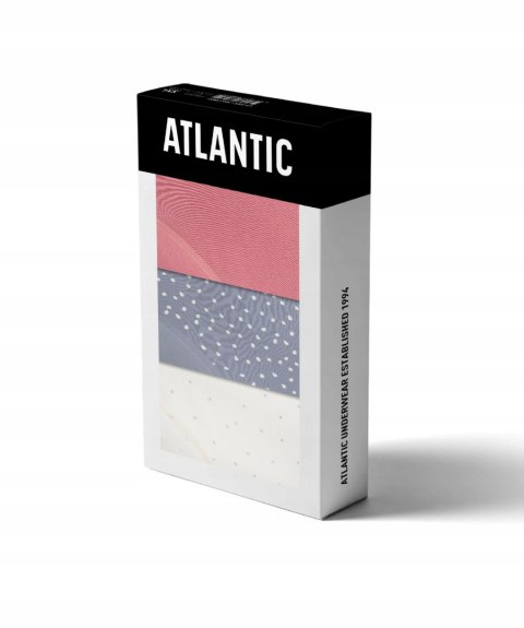 Figi damskie 3 PARY bawełniane majtki ATLANTIC 3LP-211 - XL Figi damskie 3 PARY bawełniane majtki ATLANTIC 3LP-211 - XL