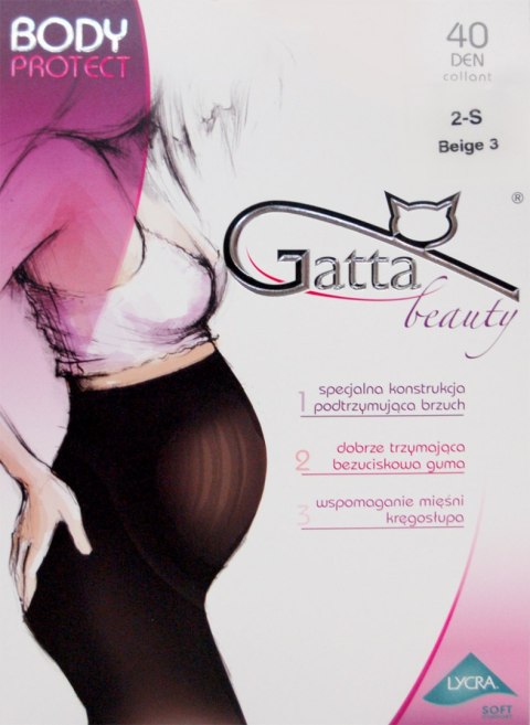 Gatta BODY PROTECT - Rajstopy ciążowe 40 DEN