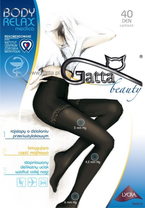 Gatta BODY RELAXMEDICA - Rajstopy damskie 40 DEN Gatta BODY RELAXMEDICA - Rajstopy damskie 40 DEN