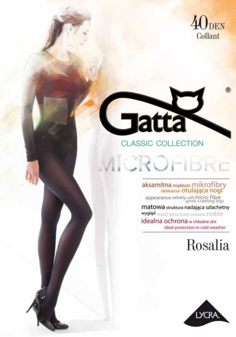 Gatta ROSALIA 40 - Rajstopy damskie Mikrofibra 40 DEN Gatta ROSALIA 40 - Rajstopy damskie Mikrofibra 40 DEN