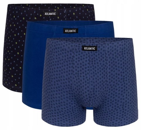 Bokserki męskie 3-PAK szorty ATLANTIC 3MH-025 - L