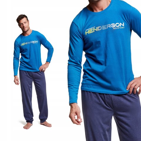 PIŻAMA męska długi rękaw HENDERSON 37300-55X - XXL