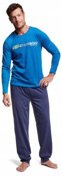 PIŻAMA męska długi rękaw HENDERSON 37300-55X - XXL
