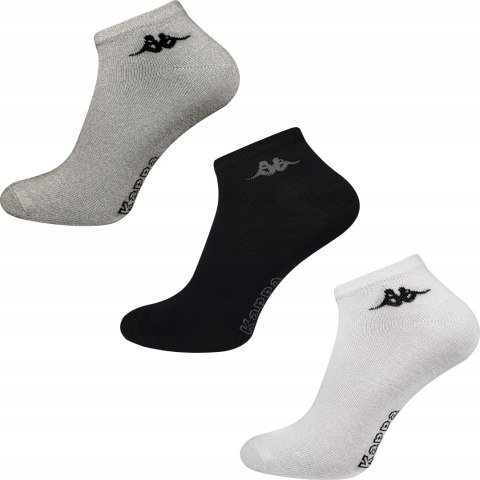Skarpety 3-PAK zestaw KAPPA SNEAKER stopki - 39-42 Skarpety 3-PAK zestaw KAPPA SNEAKER stopki - 39-42
