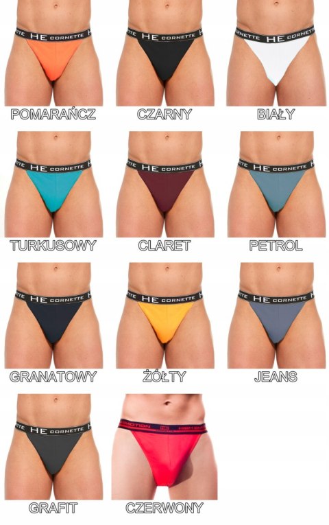 Slipy Męskie CORNETTE TANGA High Emotion - r. L