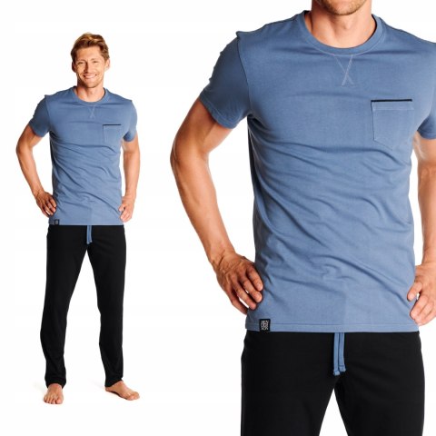ZING 38365-95 Piżama męska kr rękaw HENDERSON XXL