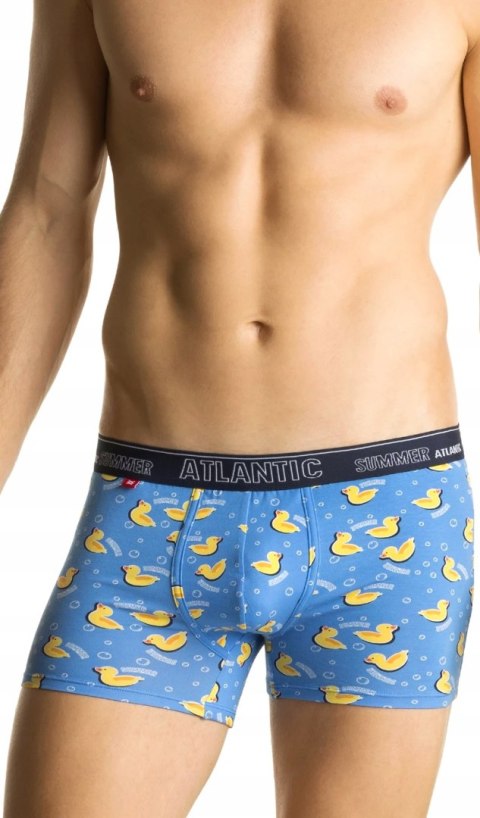 Bokserki męskie 2 PARY dopasowane w kaczki ATLANTIC 2MH-066 - XXL