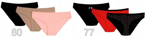 Figi damskie 3-PAK majtki HENDERSON LADIES MI-MI WZORY - S