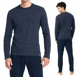 Piżama męska długi rękaw bawełna HENDERSON - XL