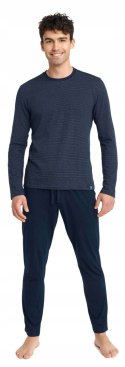 Piżama męska długi rękaw bawełna HENDERSON - XL