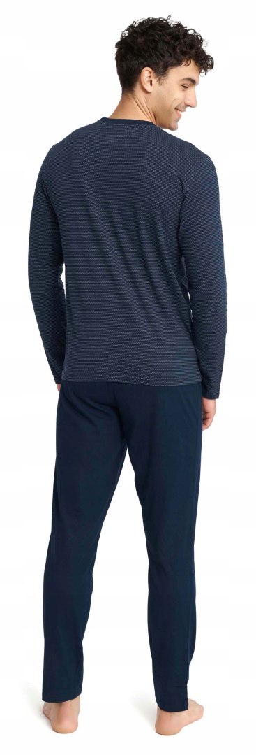 Piżama męska długi rękaw bawełna HENDERSON - XL Piżama męska długi rękaw bawełna HENDERSON - XL