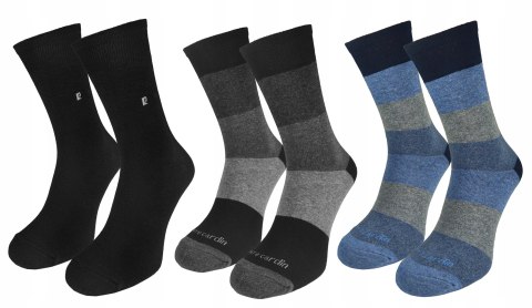Skarpety męskie garniturowe PIERRE CARDIN 3 PARY - 43-46 Skarpety męskie garniturowe PIERRE CARDIN 3 PARY - 43-46