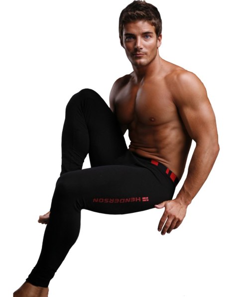 HENDERSON KALESONY męskie termiczne NORDIC 22970 TERMOAKTYWNE - czarne r L