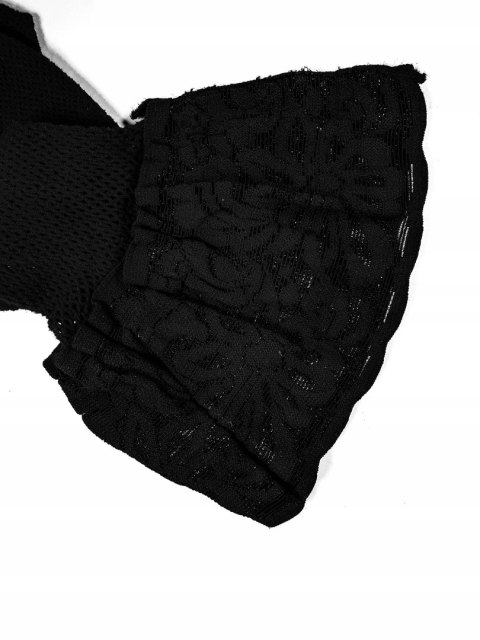 Kobiece zmysłowe POŃCZOCHY samonośne z KORONKĄ - 1/2