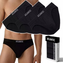 Slipy Męskie 3 PARY Sportowe BAWEŁNIANE majtki ATLANTIC 3MP-094 - L