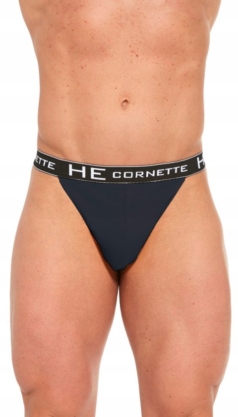 Slipy Męskie TANGA Bawełniane CORNETTE granat - XL