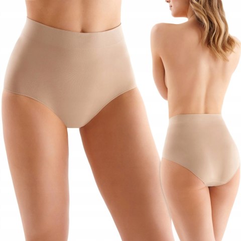 Bezszwowe majtki damskie FIGI z wysokim stanem GABRIELLA MIDI BRIEFS - XL