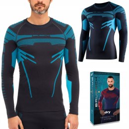 Bluza męska TERMOAKTYWNA koszulka długi rękaw BRUBECK DRY - XL