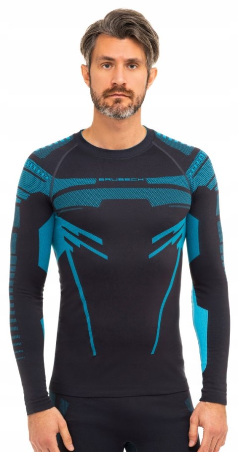 Bluza męska TERMOAKTYWNA koszulka długi rękaw BRUBECK DRY - XL Bluza męska TERMOAKTYWNA koszulka długi rękaw BRUBECK DRY - XL
