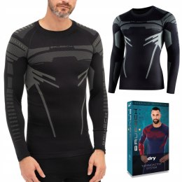 Bluza męska TERMOAKTYWNA koszulka długi rękaw BRUBECK DRY - L