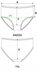 Figi Damskie Koronkowe BAWEŁNIANE Maxi Bikini MORAJ 3-PAK - M