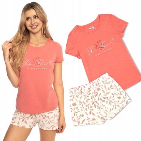 HENDERSON ARLY damska piżama letnia z krótkim rękawem 100% BAWEŁNA - S