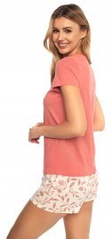 HENDERSON ARLY damska piżama letnia z krótkim rękawem 100% BAWEŁNA - S