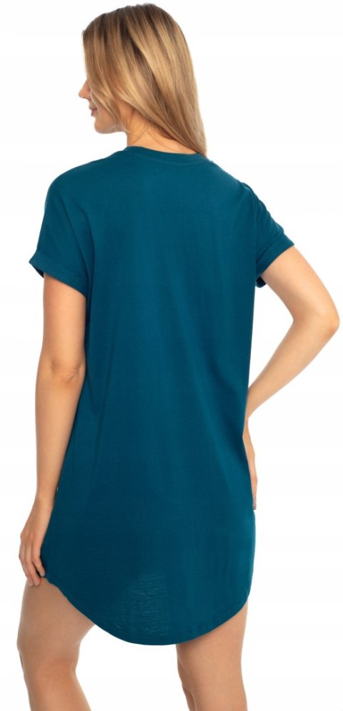Koszula nocna damska 100% BAWEŁNA z krótkim rękawem HENDERSON APPAREL - S Koszula nocna damska 100% BAWEŁNA z krótkim rękawem HENDERSON APPAREL - S