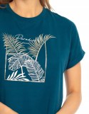 Koszula nocna damska 100% BAWEŁNA z krótkim rękawem HENDERSON APPAREL - S