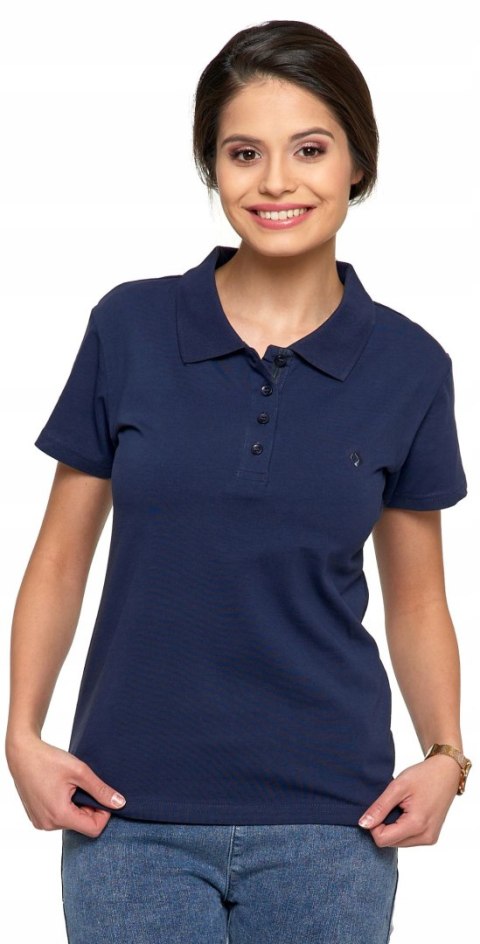 Koszulka POLO damska bawełniana polówka T-shirt PREMIUM MORAJ - L