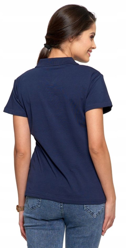 Koszulka POLO damska bawełniana polówka T-shirt PREMIUM MORAJ - L