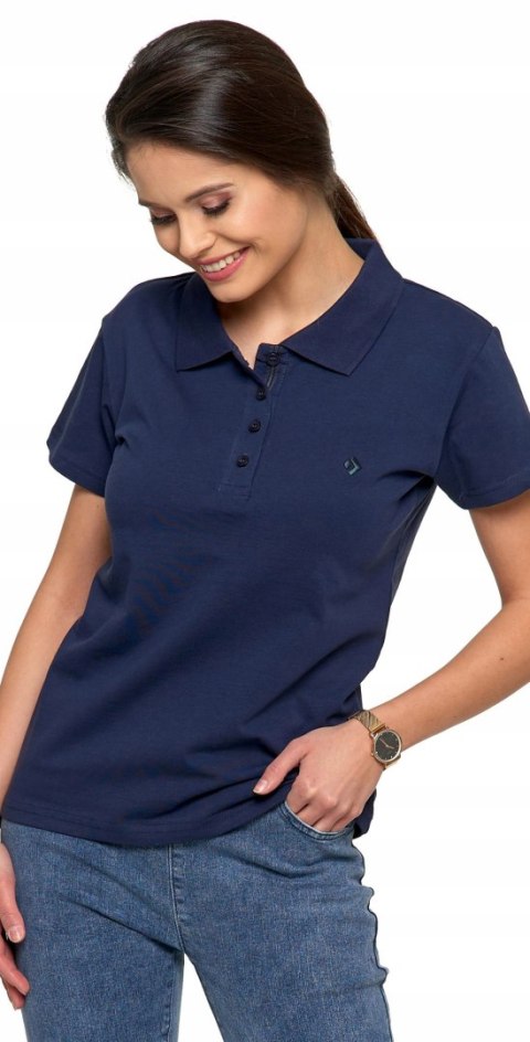 Koszulka POLO damska bawełniana polówka T-shirt PREMIUM MORAJ - L
