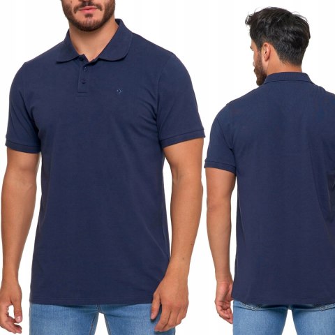 Koszulka POLO męska bawełniana polówka T-shirt PREMIUM MORAJ - L