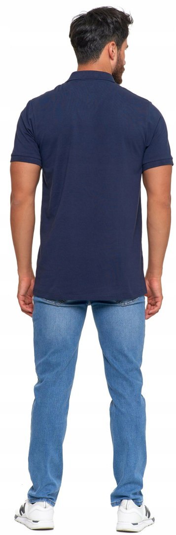 Koszulka POLO męska bawełniana polówka T-shirt PREMIUM MORAJ - L