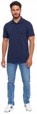 Koszulka POLO męska bawełniana polówka T-shirt PREMIUM MORAJ - L