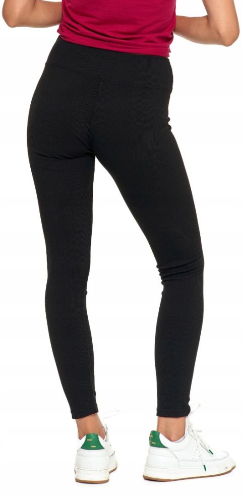 Legginsy damskie W PRĄŻKI z wysokim stanem eleganckie MORAJ - S/M Legginsy damskie W PRĄŻKI z wysokim stanem eleganckie MORAJ - S/M