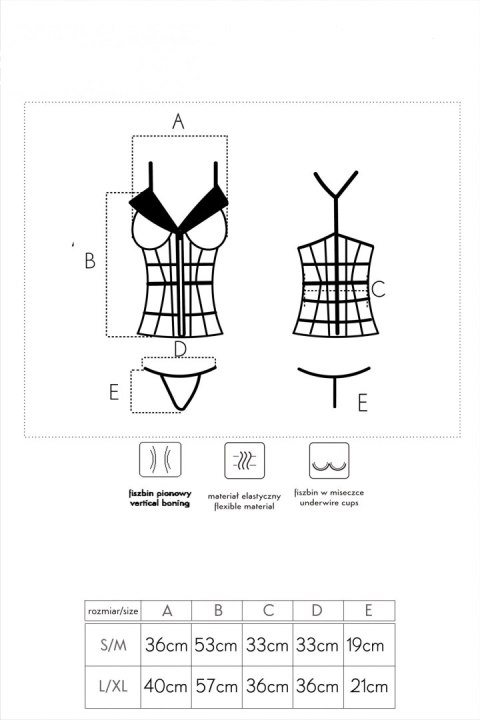 LivCo Corsetti Fashion Laura LC 20215 - S/M LivCo Corsetti Fashion Laura LC 20215 - S/M