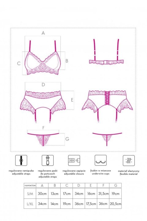 LivCo Corsetti Fashion NAHIR LC 20214 - S/M LivCo Corsetti Fashion NAHIR LC 20214 - S/M
