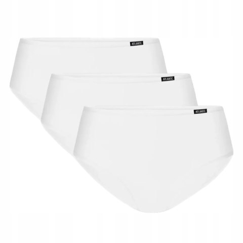 Majtki damskie bawełniane 3 PARY figi klasyczne ATLANTIC 3BLP-603 - XL